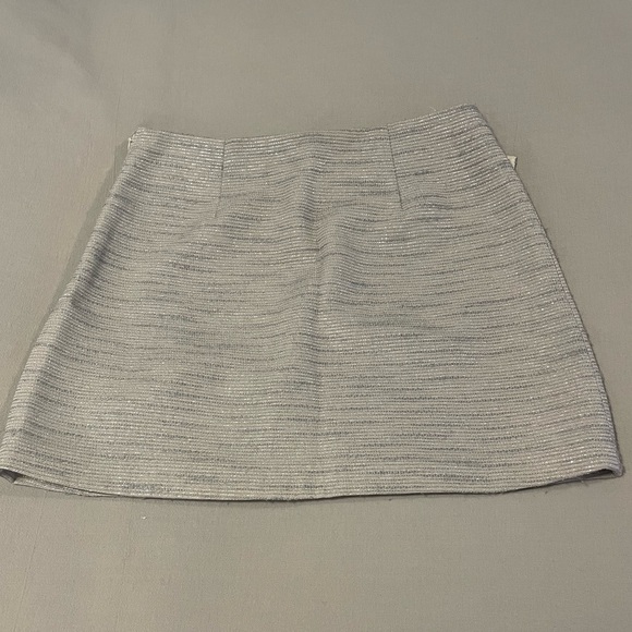 Ted Baker Skirt light grey metallic size 2 - Picture 3 of 11